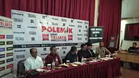 Diskusi Polemik yang membahas soal WNI eks ISIS di bilangan Jakarta Pusat, Sabtu (7/3/2020). (Liputan6.com/Putu Merta Surya Putra)
