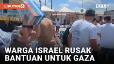 VIRAL WARGA ISRAEL RUSAK DAN HANCURKAN DUS MIE INSTAN DARI INDONESIA UNTUK GAZA