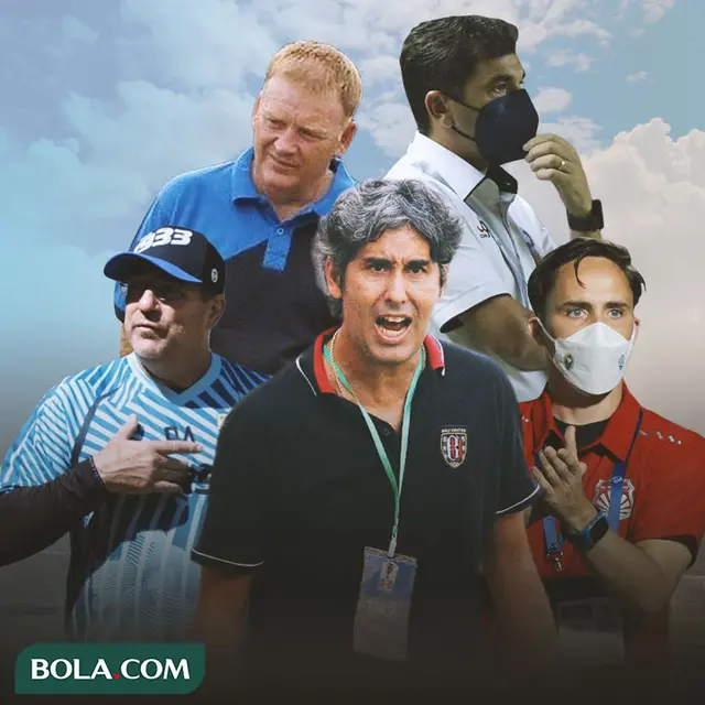 Ilustrasi - 5 Pelatih Asing di BRI Liga 1