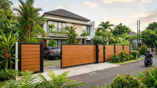 Desain Pagar Rumah (AI Generated)
