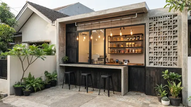 Desain Warung Sederhana Tapi Menarik untuk Depan Rumah