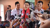 Ketua Tim Pemenangan Nasional (TPN) Ganjar-Mahfud, Arsjad Rasjid hadir di acara FKLPDK yang awalnya mendukung Prabowo kini berubah ke Ganjar. (Foto: Fachrur Rozie/Liputan6.com).