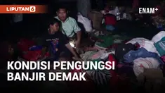 Banjir Demak, Ratusan Warga Mengungsi di Bawah Jembatan