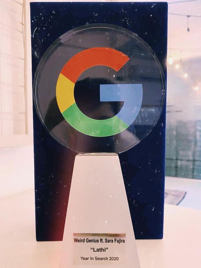 Lathi Milik Weird Genius Raih Penghargaan dari Google untuk Lagu Paling Dicari di 2020