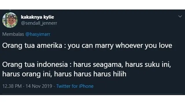 5 Perbedaan Orang Tua Amerika dan Indonesia ala Netizen Ini Benar Adanya
