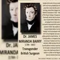 Dokter James Barry atau James Miranda Stuart Barry. (LegacyProjectChicago.org)