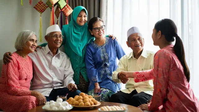 Ilustrasi halal bi halal (Foto: Reve.com)