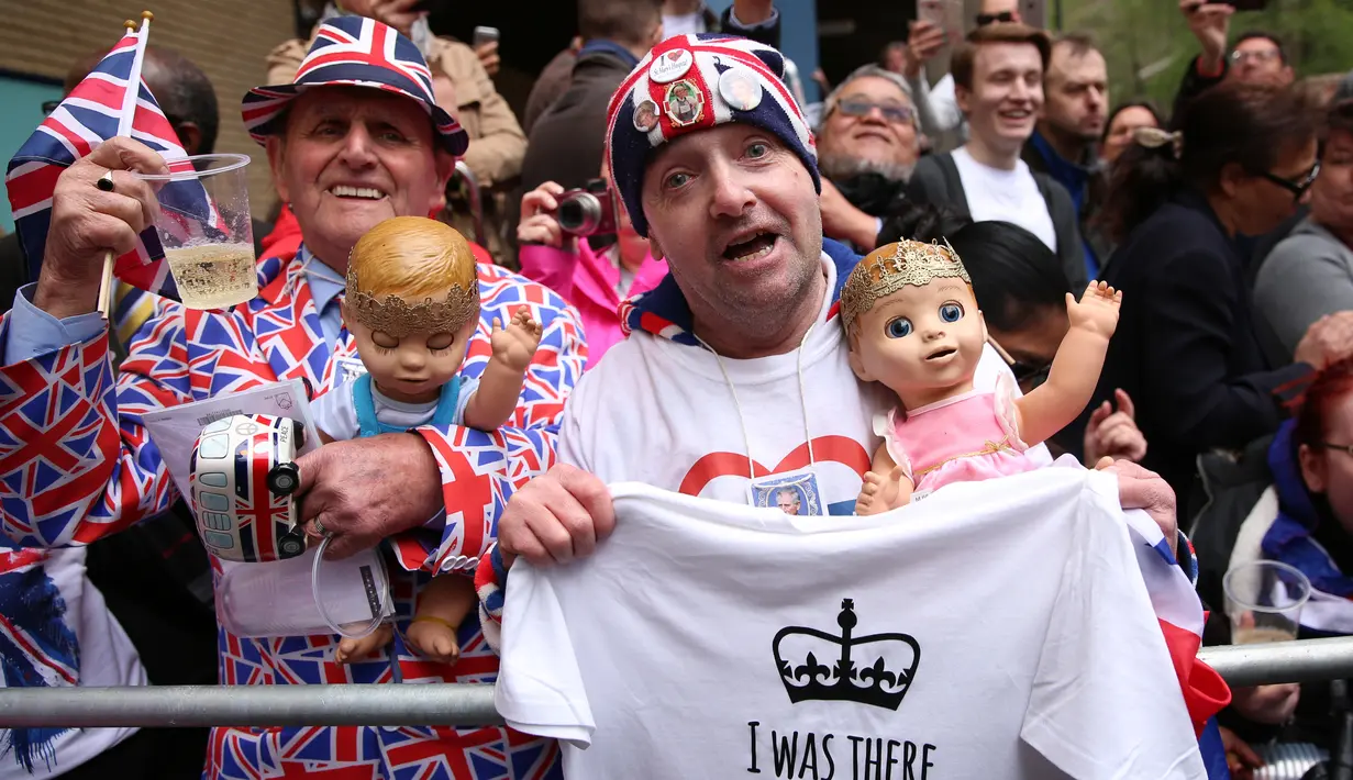 Taruhan untuk menebak jenis kelamin dan nama anak ketiga Kate Middleton dan Pangeran William sudah dimulai sejak beberapa waktu lalu. (AFP/Isabel INFANTES)