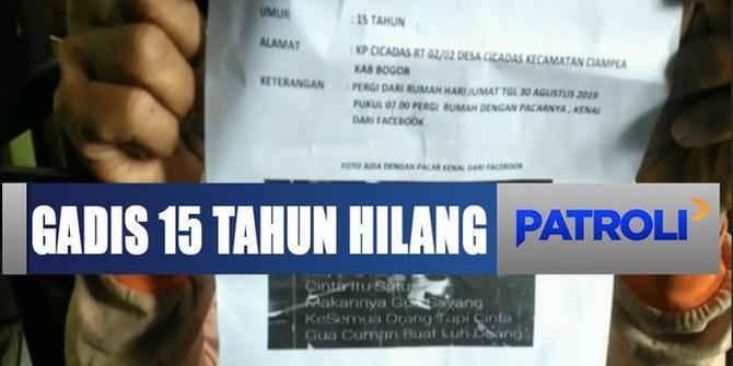 Kenal Pria di Sosmed, Gadis 15 Tahun Asal Bogor Minggat dari Rumah