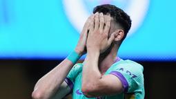City menghajar Al Ain enam gol tanpa balas dalam pertandingan yang digelar di Mercedes-Benz Stadium, Atlanta, pada Senin (23/6/2025) pagi WIB. (AP Photo/Mike Stewart)