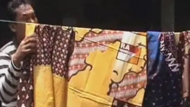 [VIDEO] Batik Motif Parpol Sambut Pesta Demokrasi