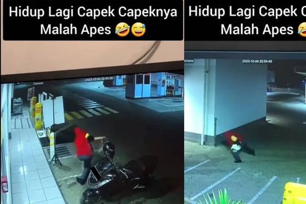 Viral Momen Wanita Kena Apes Bertubi-Tubi Ini Bikin Kasihan