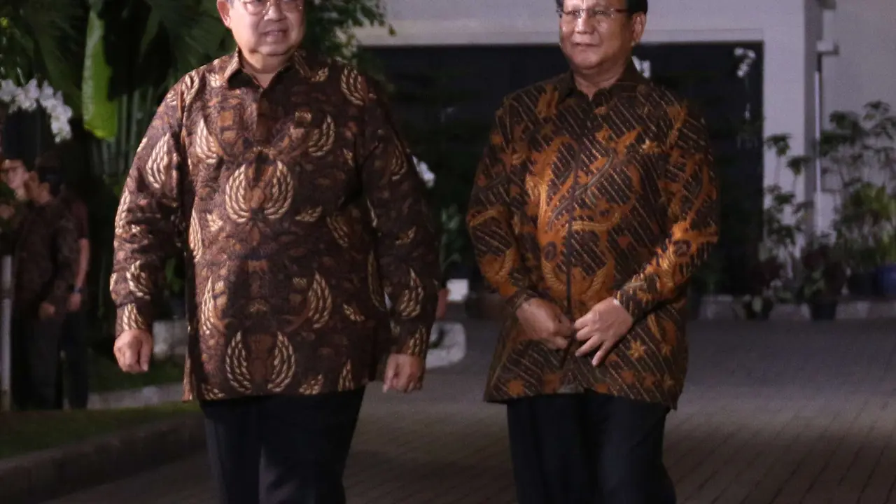 SBY Sambut Kehadiran Prabowo