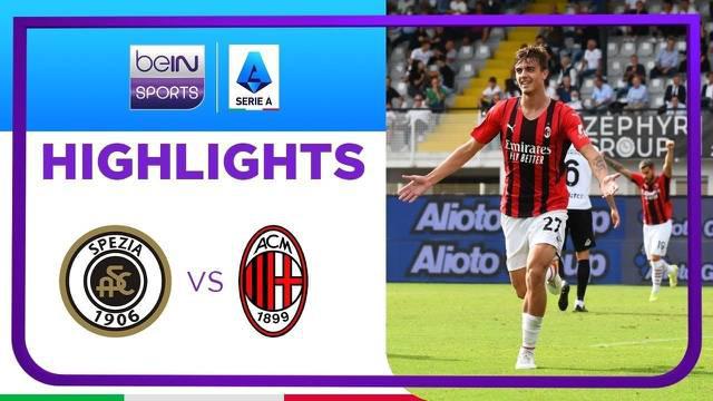 Berita Video, Highlights Pertandingan antara AC Milan Vs Spezia pada Sabtu (25/9/2021)