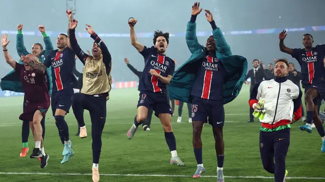 Bungkam Arsenal, PSG ke Final Liga Champions 2024/2025 Tantang Inter Milan