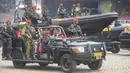 Peringatan HUT TNI ke-79 akan dimeriahkan oleh parade kendaraan tempur hingga kendaraan taktis. (merdeka.com/Arie Basuki)