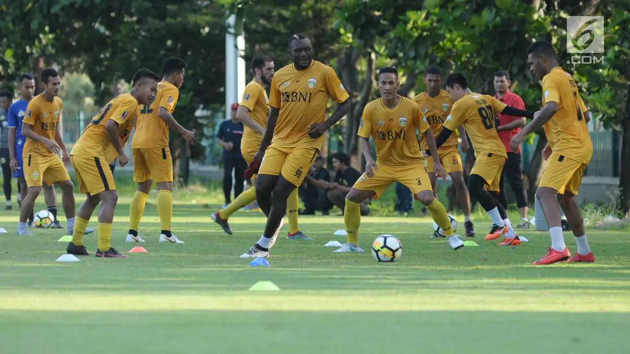 Hadapi Persija di Laga Pembuka Liga 1 2018, Bhayangkara FC Latihan di Lapangan A Senayan