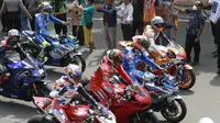 12 Pembalap Ikuti Parade di Mataram Jelang MotoGP Mandalika: Diikuti Pecco Bagnaia sampai Fabio Quartararo tapi Tanpa Marc Marquez