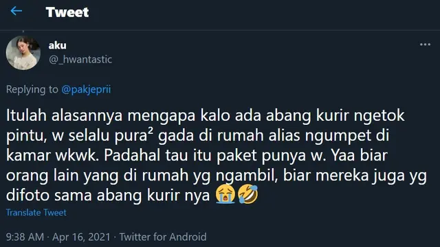 7 Cuitan Netizen Difoto Waktu Terima Paket Ini Geleng Kepala