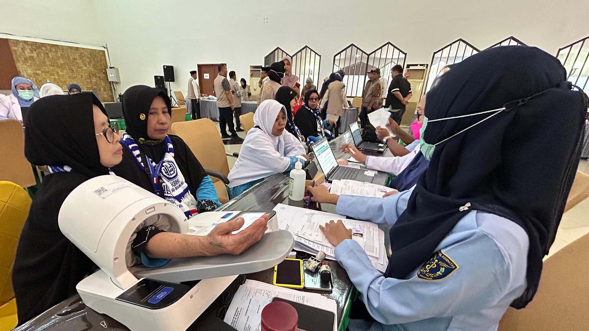 Kloter Pertama Embarkasi Jakarta Mulai Masuk Asrama Haji Pondok Gede