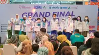 Ratusan siswa sekolah dasar di Kota Tangerang Selatan (Tangsel) mengikuti kompetisi Doker Cilik antarsekolah tingkat kota. (Liputan6.com/Pramita Tristiawati)