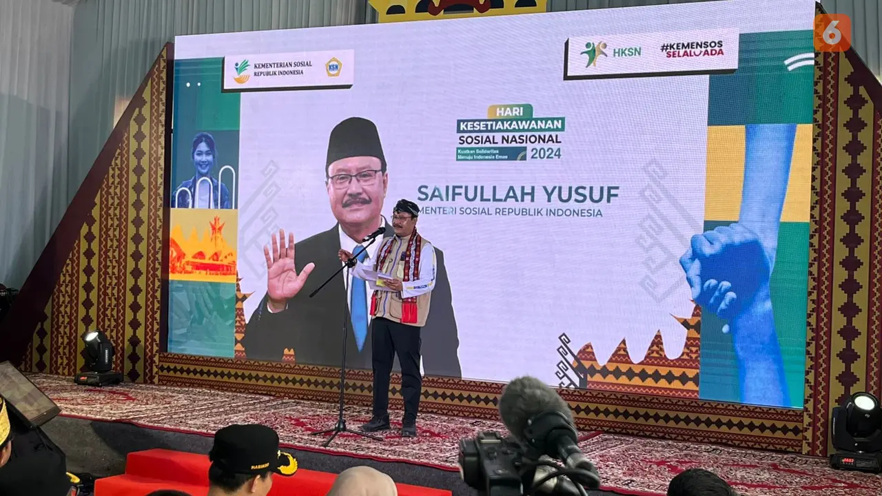 Menteri Sosial (Mensos) Syaifullah Yusuf. Foto: (Liputan6.com/Ardi).