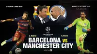 Prediksi Barcelona vs Manchester City (Liputan6.com/Trie yas)