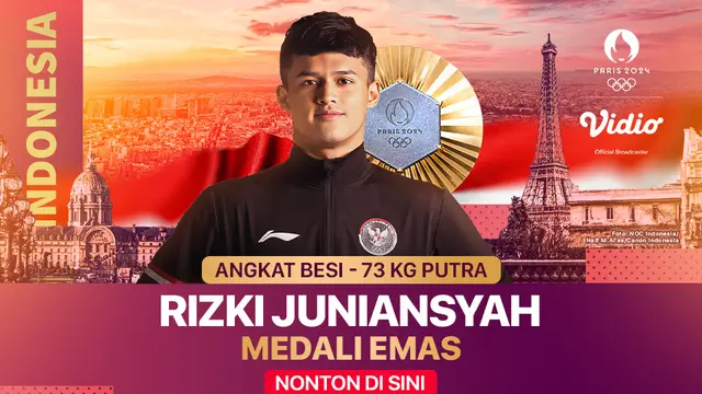 Rizki Juniansyah Berhasil Raih Emas di Olimpade Paris 2024