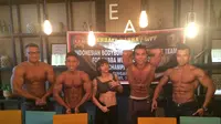 5 atlet binaraga siap tempur di Singapura (Cakrayuri Nuralam/Liputan6.com)