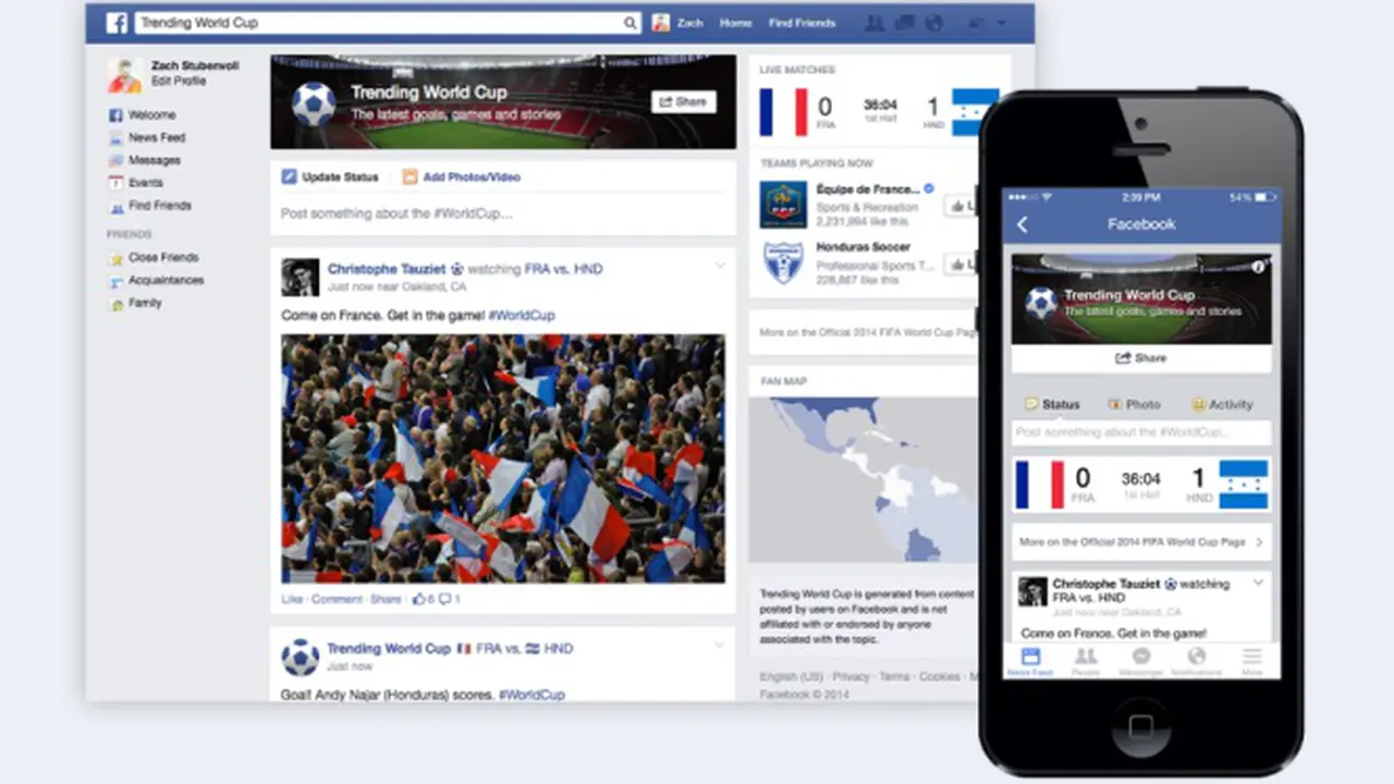 Facebook Sediakan Tempat Virtual Khusus Piala Dunia