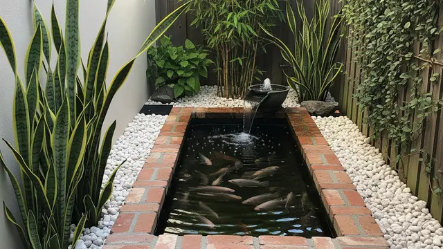 Desain Halaman Belakang Rumah Sempit untuk Pelihara Ikan Nila