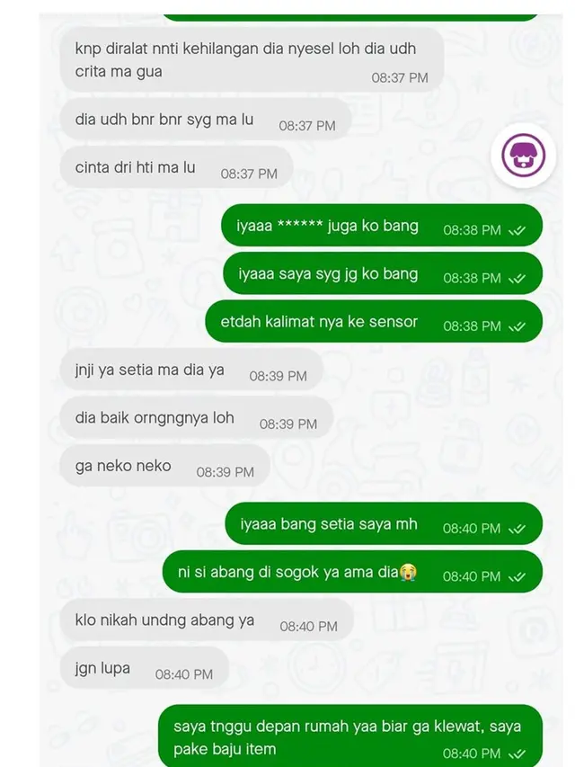 8 Chat Driver Ojol dan Pelanggan Ini Bak Teman Dekat, Akrab Banget