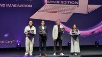 Asus mengumumkan Zenbook 14X OLED Space Edition di Indonesia. (Liputan6.com/Agustinus M. Damar)