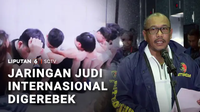 Markas Judi Online Internasional Digerebek Polisi
