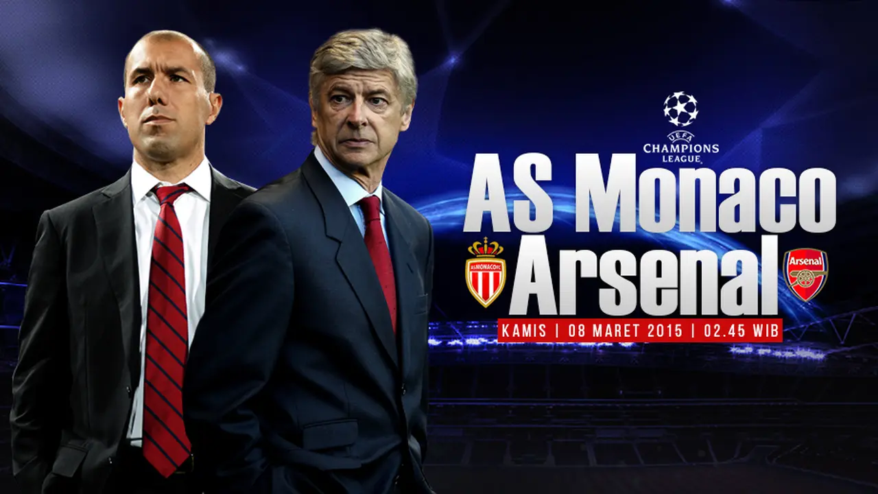Prediksi AS Monaco Vs Arsenal (Pelatih)