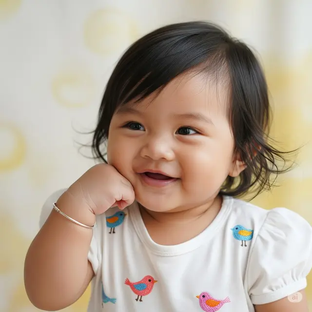 Model Gelang Bayi Perempuan 14 Bulan. Foto: Gemini