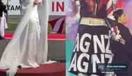 Gaya Kontras Agnez Mo di Mandalika GP 2026, Dari Anggun Bergaun Putih Jadi Edgy dengan Biker Look