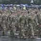 Parade militer perdana di Korea Selatan sejak 2013. (AP/Ahn Young-Joon)