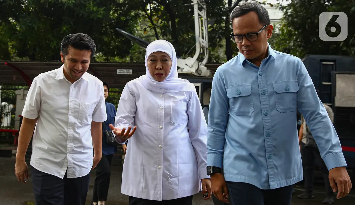 Kehadiran para kepala daerah terpilih disambut langsung Wakil Menteri Dalam Negeri, Bima Arya Sugiarto. (Liputan6.com/Angga Yuniar)