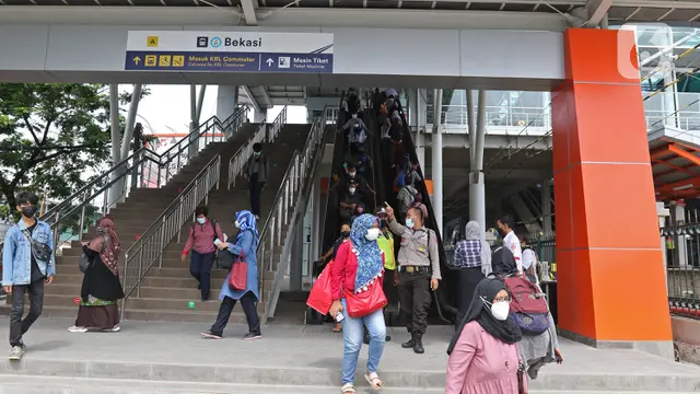 FOTO: Pengoperasian Bangunan Baru Stasiun Bekasi