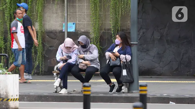 Kantor Bisa WFO 100 Persen, Kawasan Thamrin Ramai Pekerja