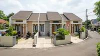 8 Desain Rumah Sederhana Ukuran 6x12 Meter 3 Kamar Tidur di Lahan yang Diapit Rumah Tetangga