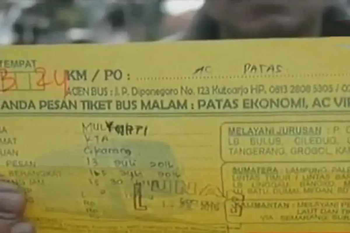 Agen Tiket Bus Penipu