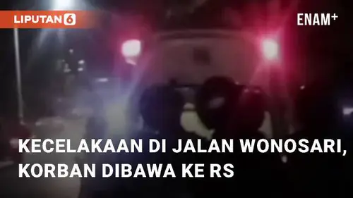VIDEO: Viral Kecelakaan di Jalan Wonosari Yogyakarta, Korban Segera Dibawa ke RS