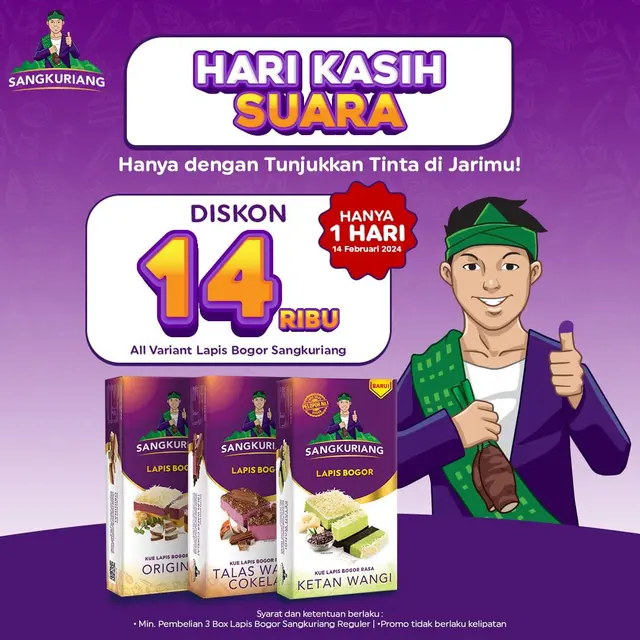 20 Promo Pemilu 2024, Jangan Golput Biar Dapat Banyak Diskon