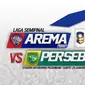 Arema Cronus vs Persebaya (Liputan6.com/Andri Wiranuari)