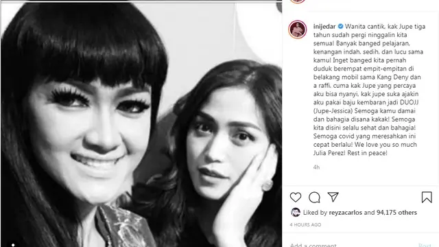 Jessica Iskandar (Foto: Instagram/@inijedar)