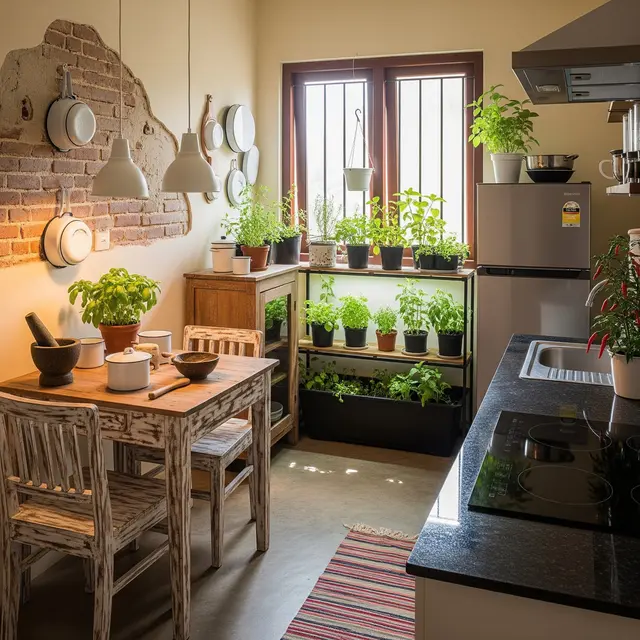Inspirasi Dapur Tempo Dulu (AI Generated)