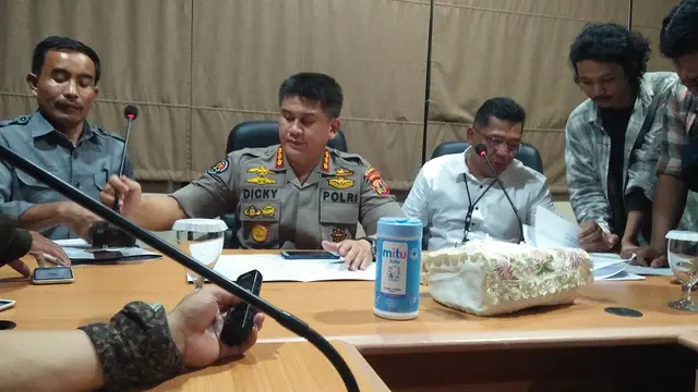 Polisi dalami peran admin medsos Makassar Info terkait kasus penyebaran berita hoaks penculikan anak di Makassar (Liputan6.com/ Eka Hakim)
