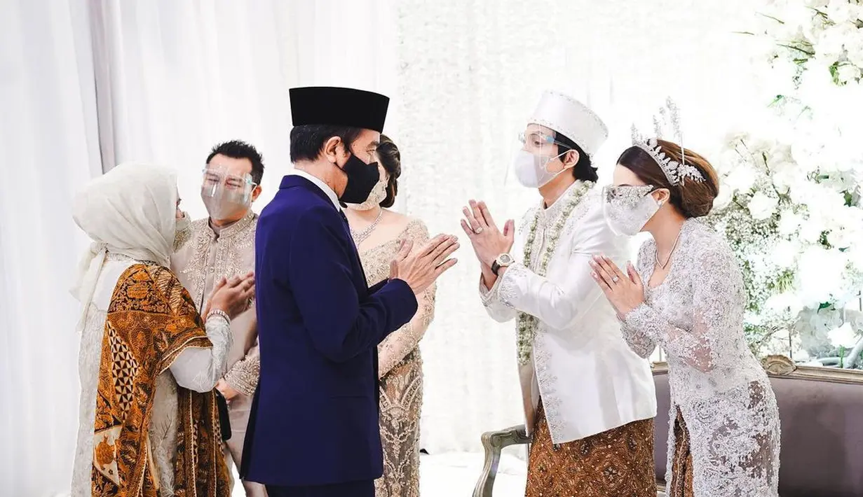 Jokowi dan Iriana Jokowi  Pernikahan Atta Halilintar dan Aurel Hermansyah (Instagram/attahalilintar)